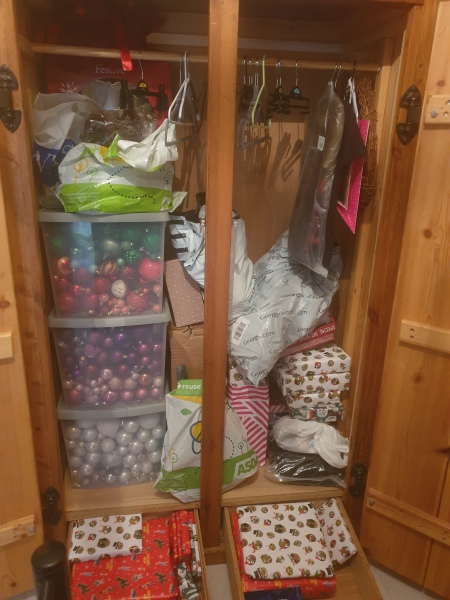 Christmas cupboard