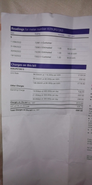 Landlord has upped my metre to £4 a day 