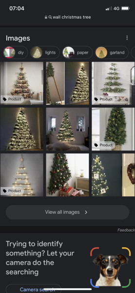 If you can't fit a Christmas tree...