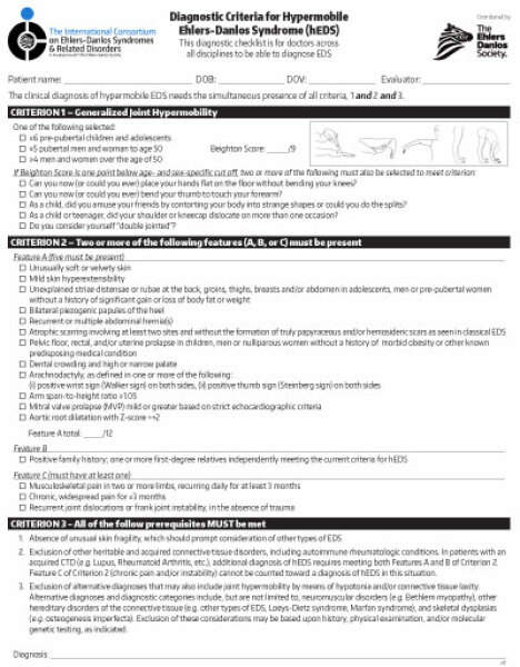 EDS assessment today - would you say this is correct?