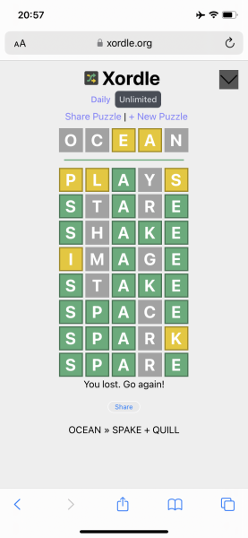 Word games - Xordle - Huh? 