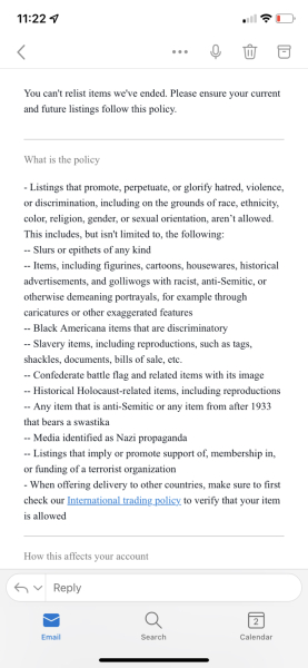 My listing has been removed for being offensive.