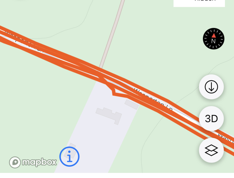To remind drivers to give space