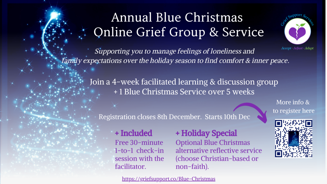 Blue Christmas Online Grief Group