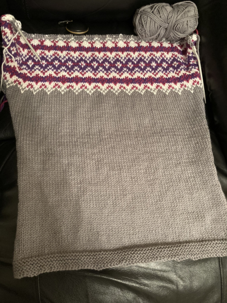 Stand knitting - should I frog it?