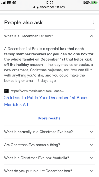 What is in your DC December 1st box? 