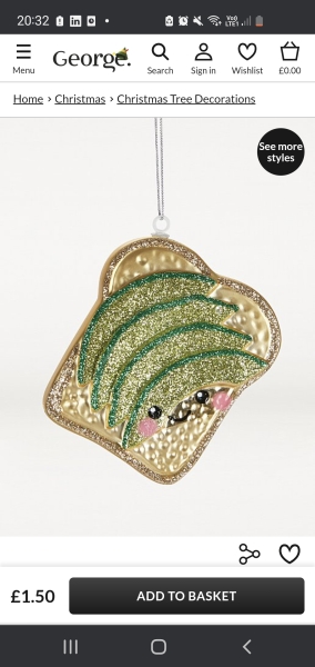 Do you think it's weird or not that christmas tree baubles literally come in every possible variation these days?