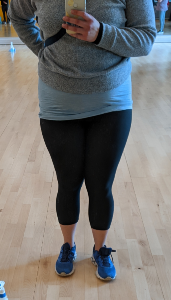 Leggings roll down from the waist when running ﻿😩﻿