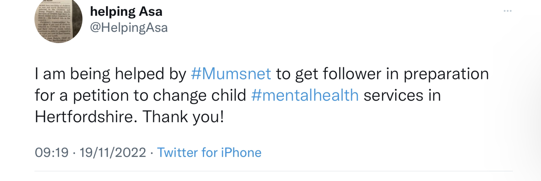 My disabled son needs 100,000 people