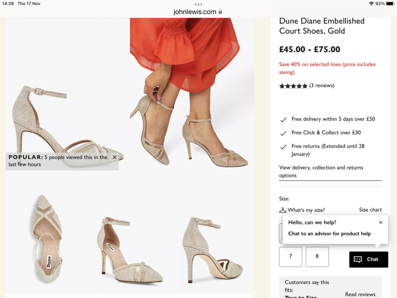 Help me find shoes for this evening dress