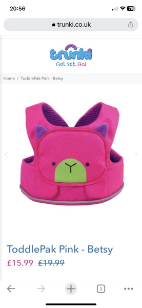 Anyone have the toddlepak reigns?