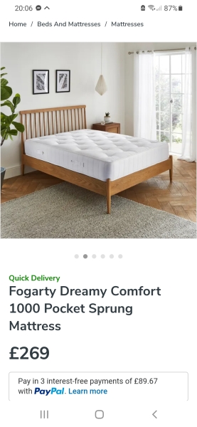 To ask if I need to spend over £1k for a nice mattress?