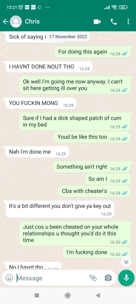 Dirty sheets cheating boyfriend 