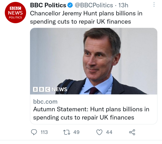 To think the BBC use photos to sway public opinion?