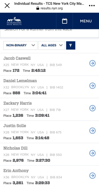 Great article about non binary category at the NY marathon by British Olympian Mara Yamauchi