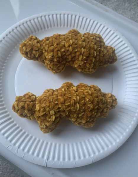 To think this knitted chicken nugget is the greatest knitted chicken nugget you’ve ever seen!!