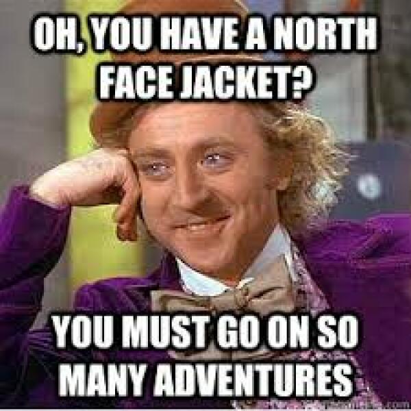 To think that not all 15 year olds have a North Face jacket?