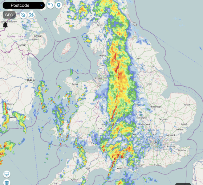 Autumn storm warnings.