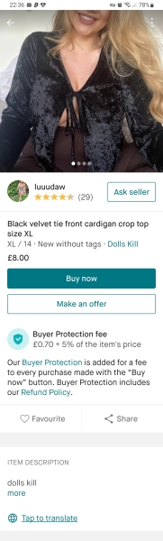 To be perplexed by some of the photos on Vinted?