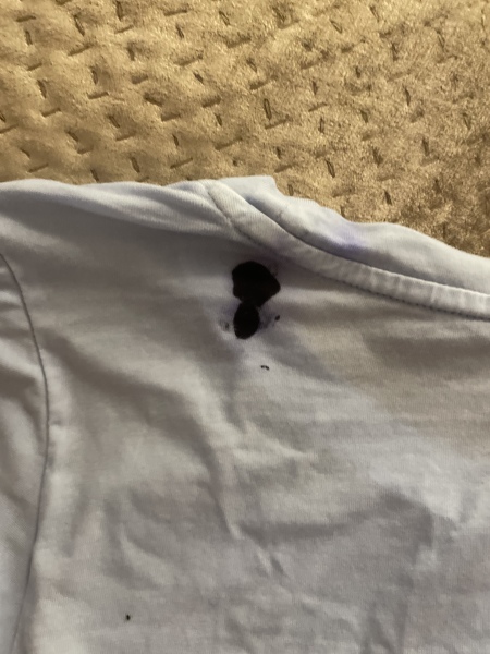 Is my tshirt salvageable? Ink stain (pic)