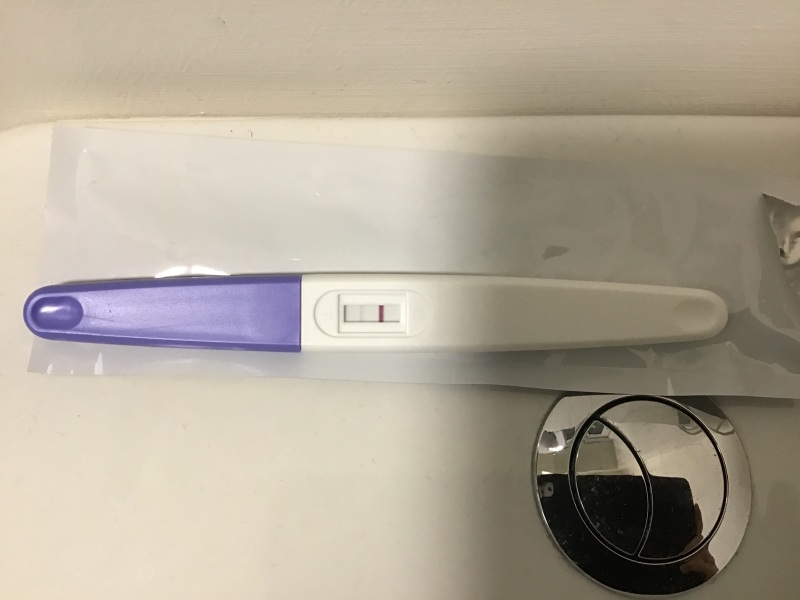 Faint positive 17 DPO