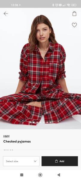 Wanted: soft red tartan/Christmas pyjamas?