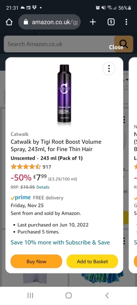 A home blow dry product for straight hair? 