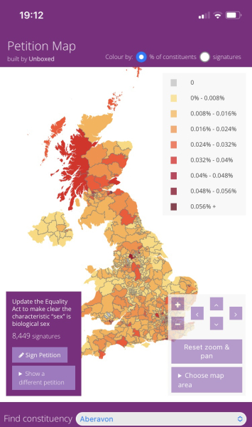 Update the Equality Act to make clear the characteristic “sex” is biological sex