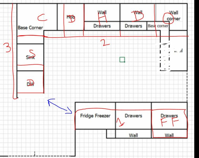 Swopping ends of an open plan kitchen/lounge?