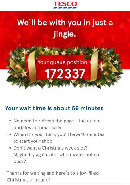 Tesco Christmas Slots