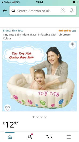 Portable toddler bath?