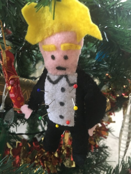 What goes on the top of your tree. 