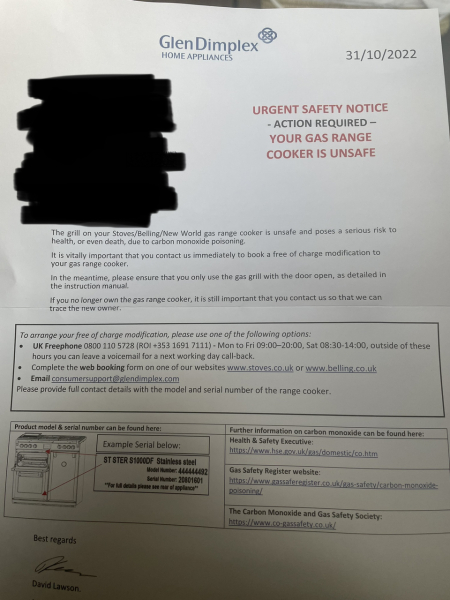 Am I stupid? Gas cooker