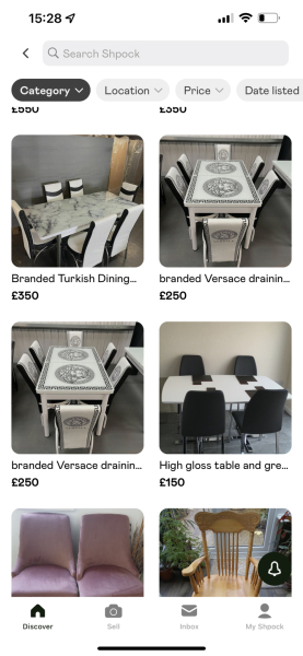 "Turkish" furniture on FB Marketplace