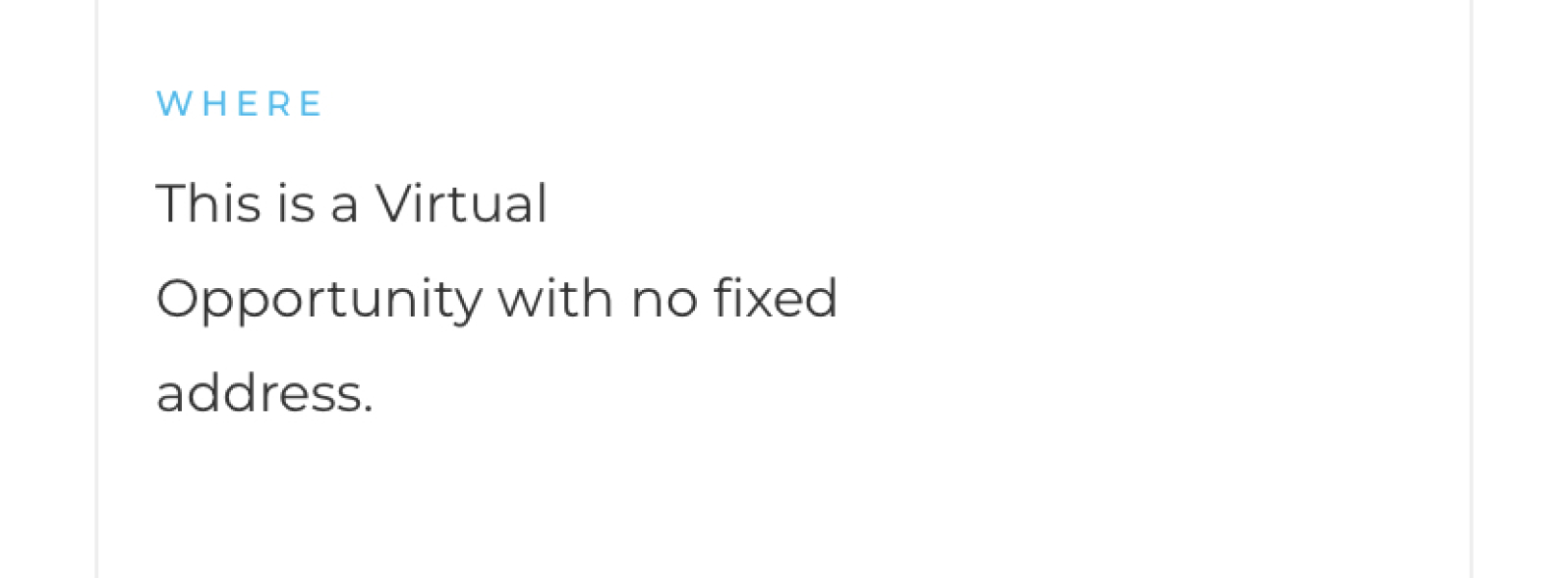 To think the requirements for this volunteer position are ridiculous?