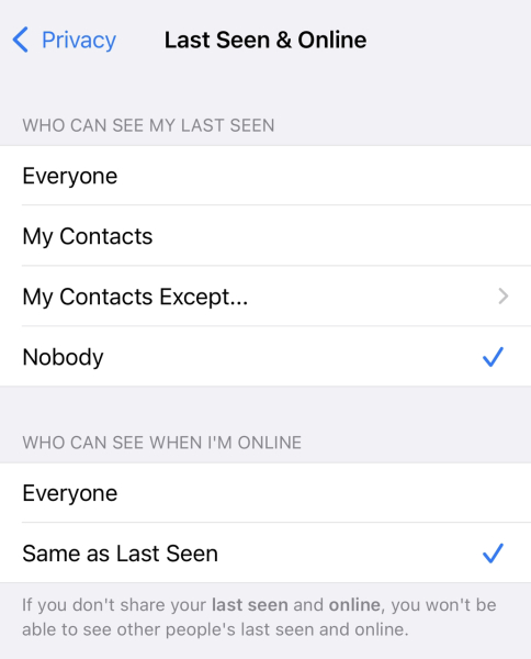 To ask you about these new WhatsApp privacy settings