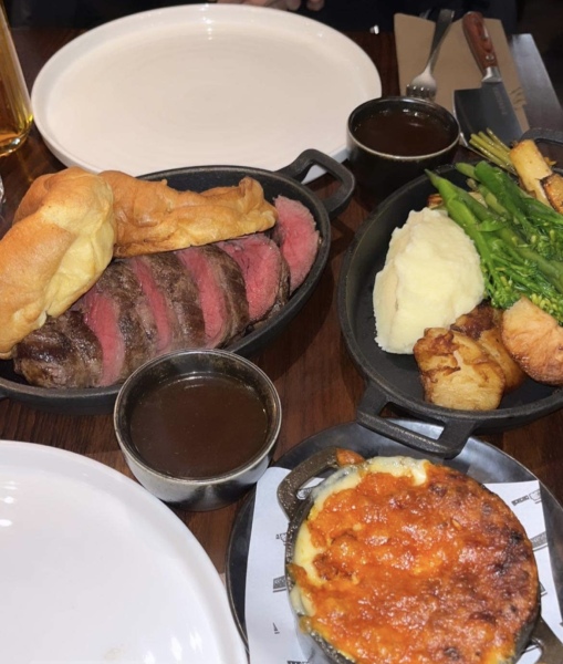 To complain about this Sunday lunch?