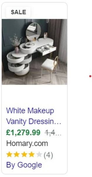 To ask you to show me your Dressing table