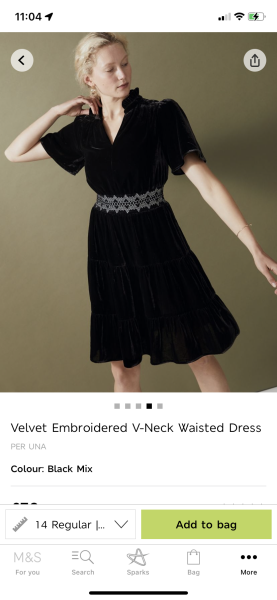 Black dress to a winter wedding