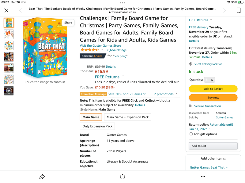 Thread 15 - the one where we broke Amazon 