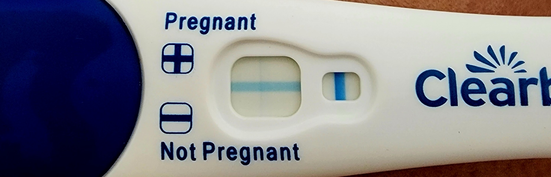 Faint positive Clear Blue