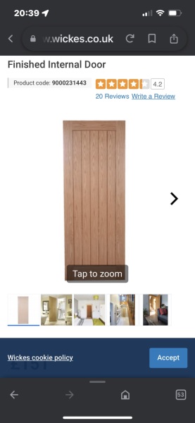 HOW MUCH for oak doors?!! Is this extortionate or what?