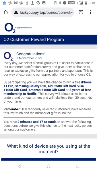 Keep getting sent to a different website 