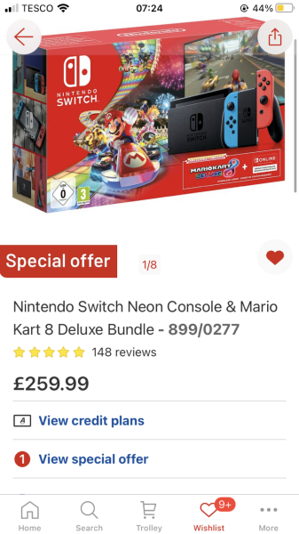 Waiting for a switch deal....