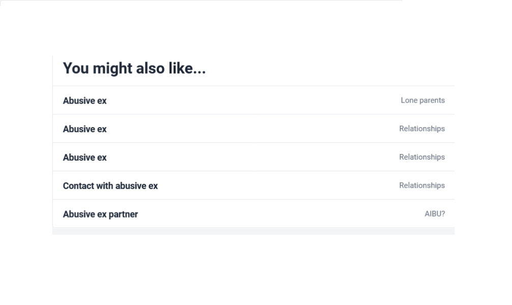 What is this ‘You might also like’ clutter?