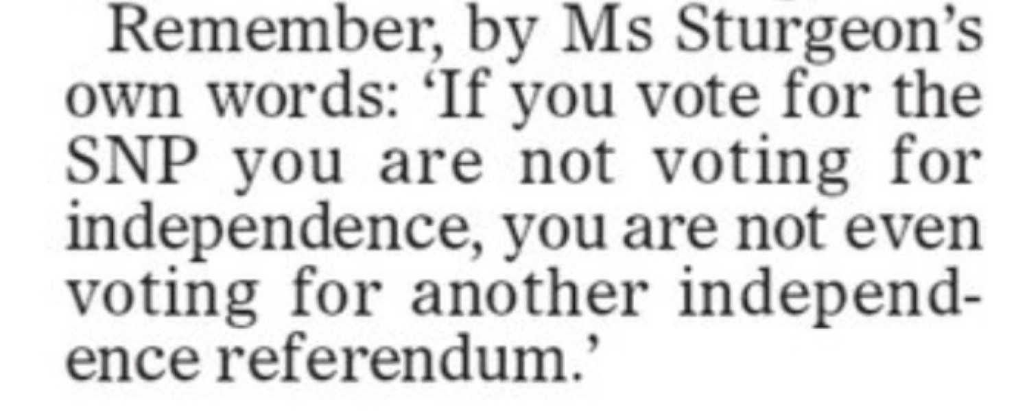 so it's a no to Indyref2