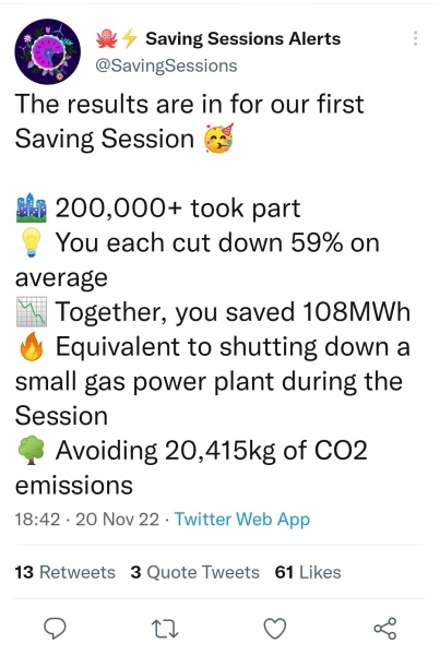 Octopus Saving Sessions