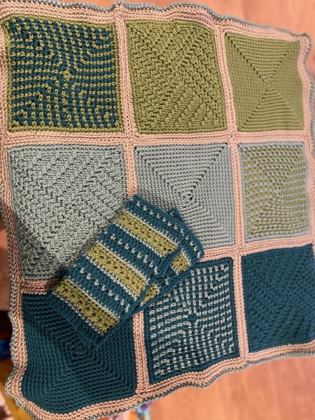 It's Crochet,  Knit & Natter 9: So Many Projects, So Little Time. (Oh well - I almost made it rhyme!)