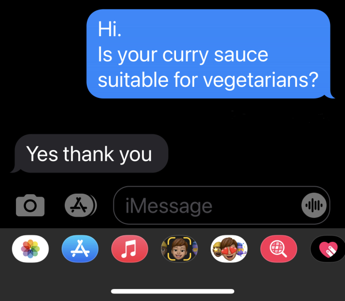 Is this chicken in my chip shop curry sauce?