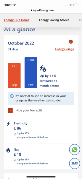 October Energy Bills, how did you do? 
